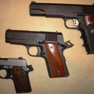 SIG P238, RIA Compact 1911 and Springfield Full Size 1911