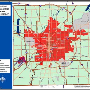 Indy prohibited discharge map