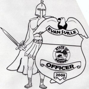 I designed that for the evansville police. (when I worked at Vickers Graphics)