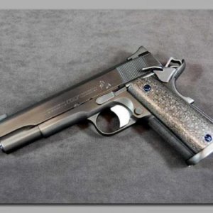 Stellar Titanium Blue on 1911