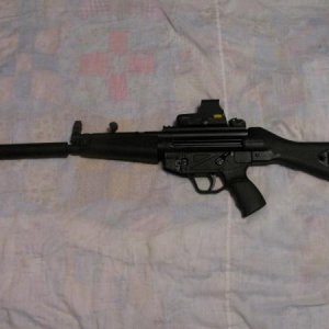 Rifle Semi Automatic Hesse H94 9mm Carbine (with fake suppressor)