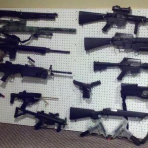 Airsoft gun collection