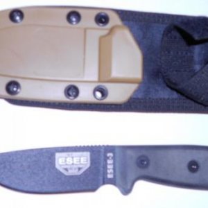 Esee 3 w/molle sheath