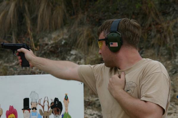 2005 South Carolina USPSA championship
My police trade-in Beretta 92FS