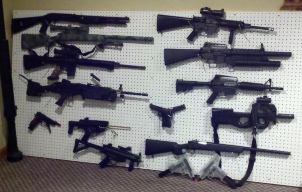 Airsoft gun collection