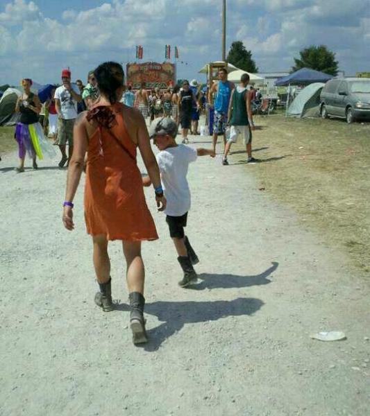 Bonnaroo Music Festival with my son Clay