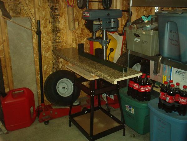 Drill Press Table and fixture for drilling and tapping Mosin receivers for scope mounts