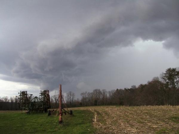 It always wants to blow in a good storm when I go to the farm to shoot.