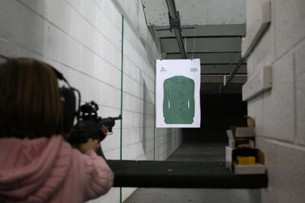 my niece Elliette shooting my ruger 10/22