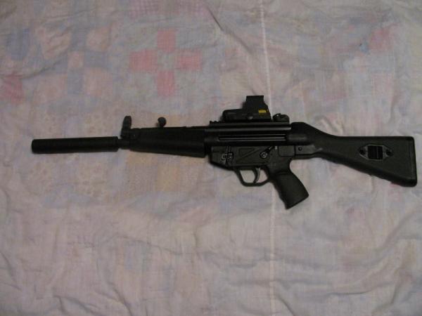 Rifle Semi Automatic Hesse H94 9mm Carbine (with fake suppressor)