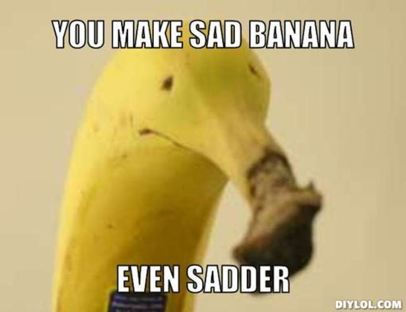 sad banana