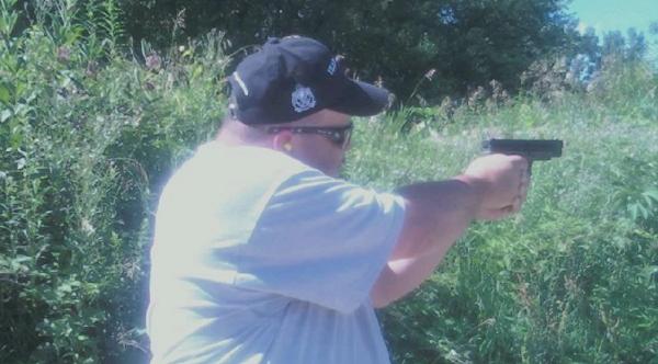 Springfield XD9 at the range.