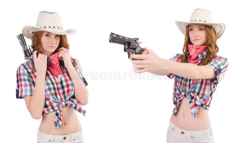 redhead-cowgirl-gun-isolated-white-97635488.jpg