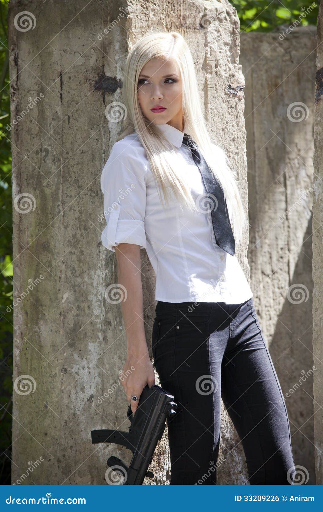 woman-machine-gun-young-white-blouse-tie-33209226.jpg